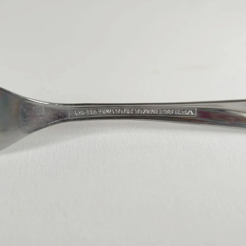 Vintage Americana Star Flatware Set International Stainless Atomic Celestial MCM